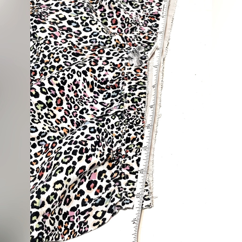 VS  Victoria’s Secret  Colorful Animal Print, Ruffle Edge  Sleep Shorts - Picture 10 of 11
